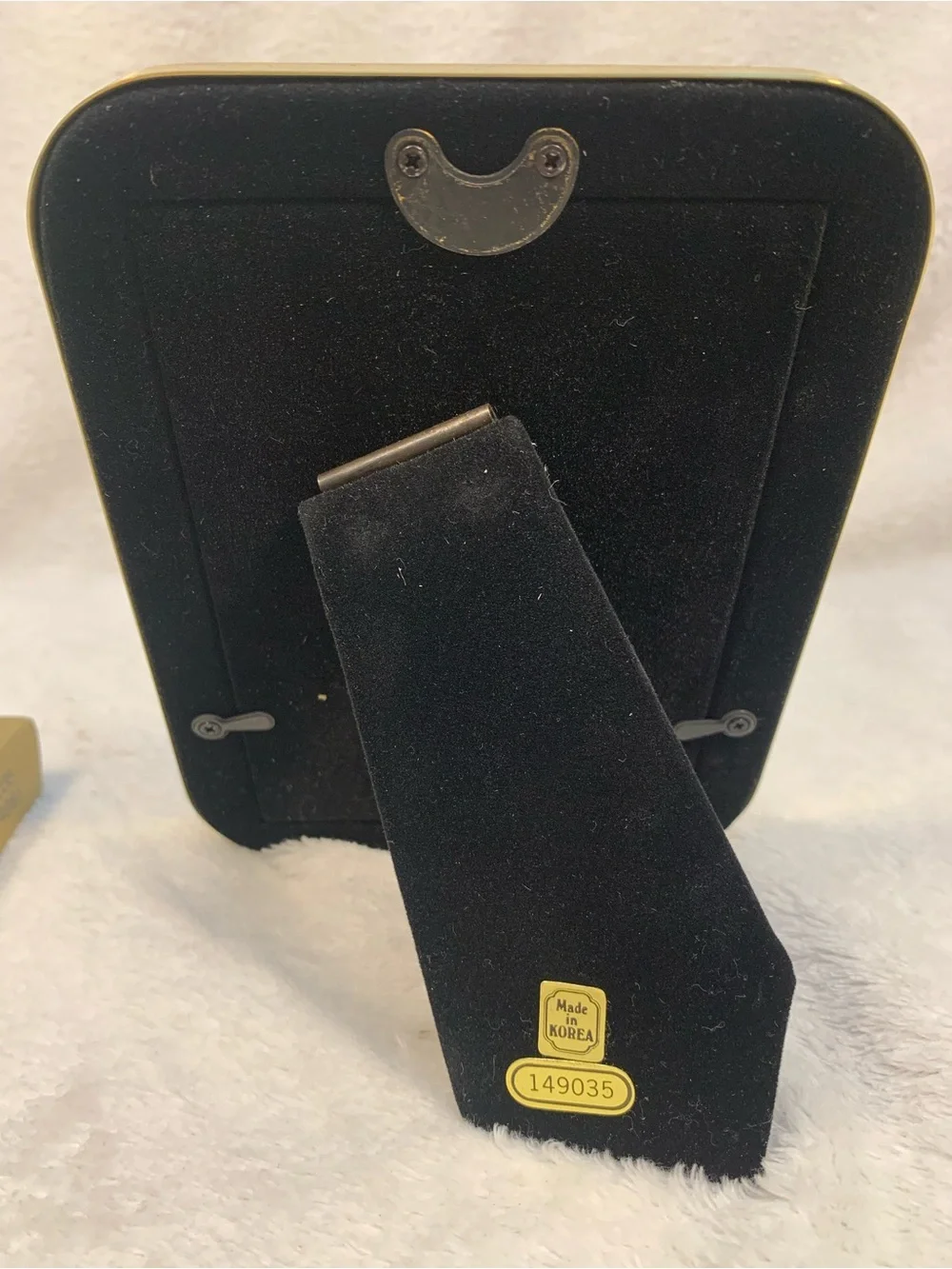 Boson Solid Brass 3.5x5 Gold Polished Frame Tarnished Resistant Never Used w Box